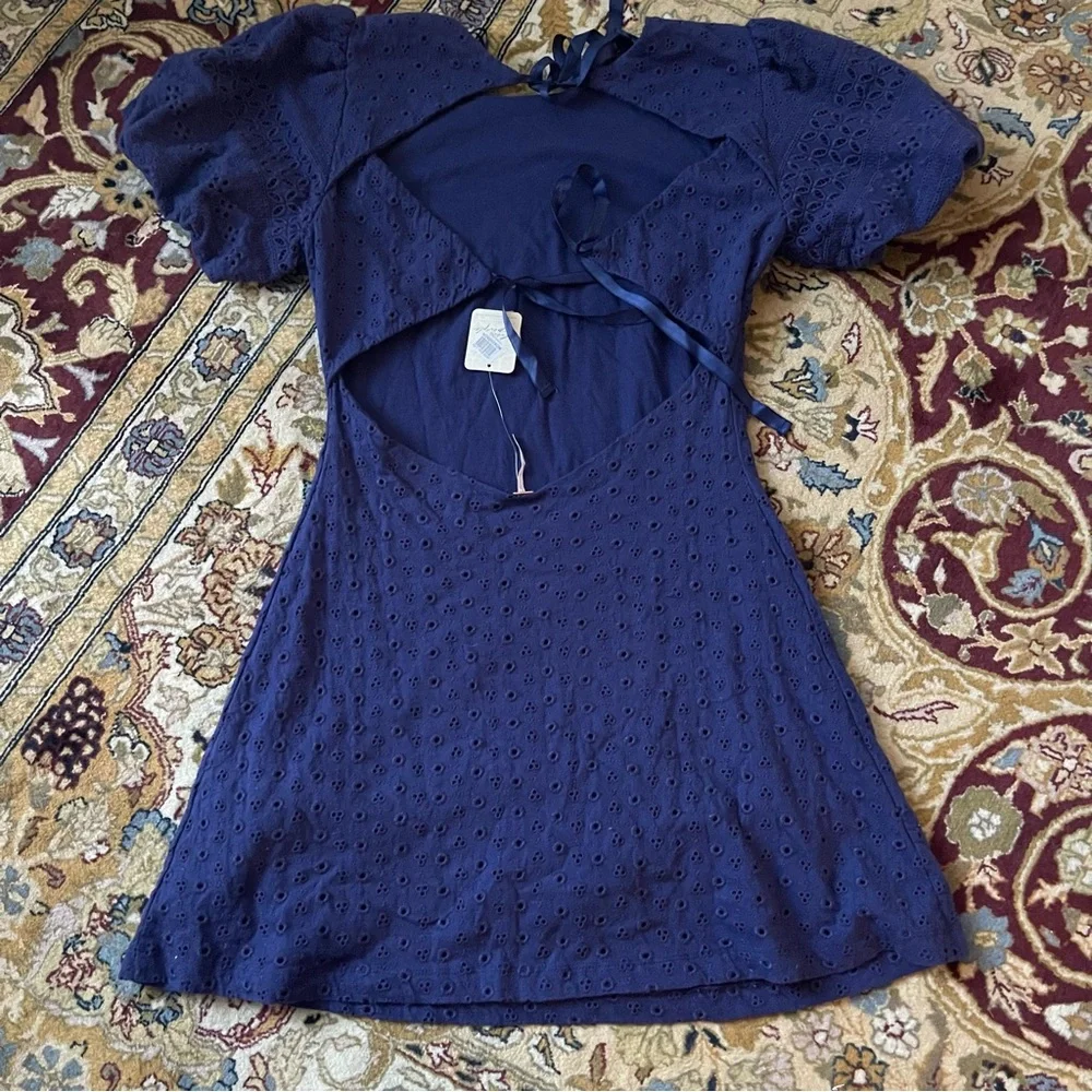 Free People Eyelet Dress NWT - Picture 6 of 8